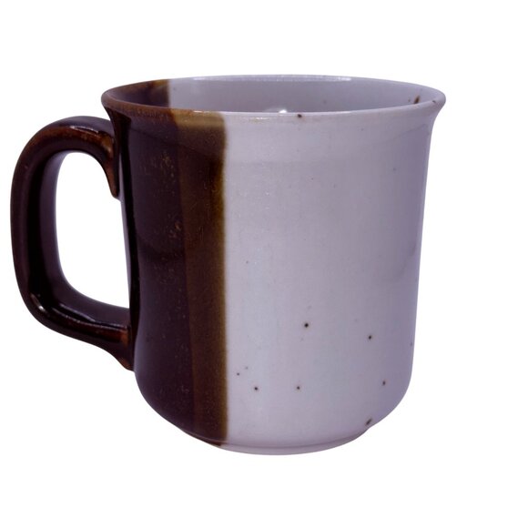 Hand Made Pottery Wild Flowers Coffee Mug 1970s POTTER'S SELECTION Ranmaru - Picture 3 of 4